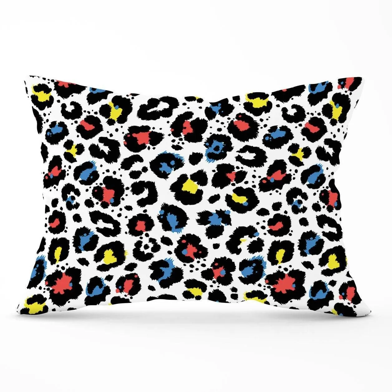 Warren Reed - Designer Coloured Leopard Print Cushions in Blue