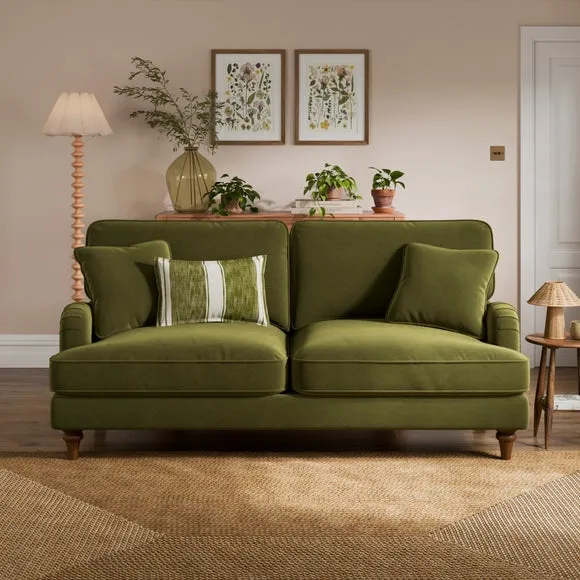 Beatrice II Velvet 3 Seater Sofa 1