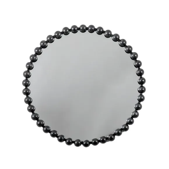 Annadel Beaded Round Wall Mirror 3