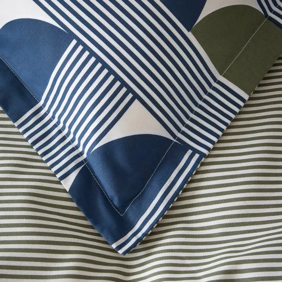 Bromley Modern Geometric 100% Cotton Oxford Pillowcase 4