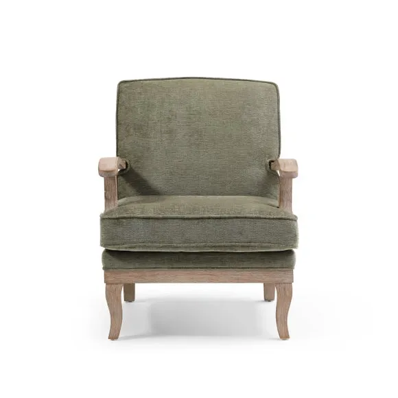 Esme Distressed Chenille Occasional Chair 5