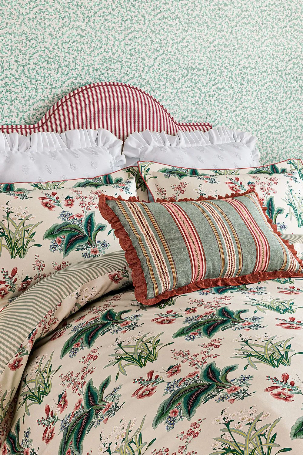 Sanderson 'Enys Garden' Cotton Duvet Cover Set 2