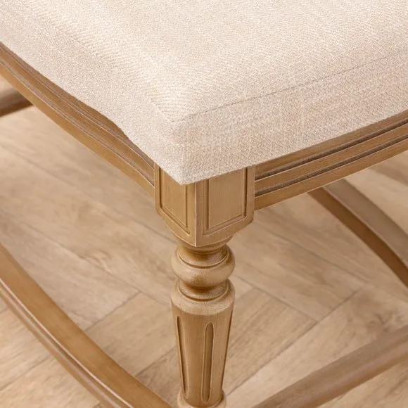 Return - Voyage Maison Eloise Oak Footstool 5