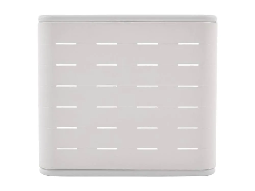 Vente-unique Garden Table L.90 Cm In Polypropylene - White - MOAH By MYLIA 5