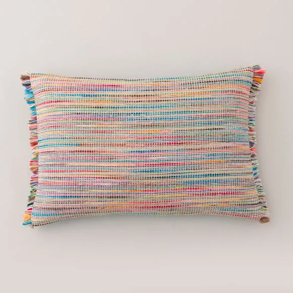 Ava Fringe Cotton Rectangle Cushion 3