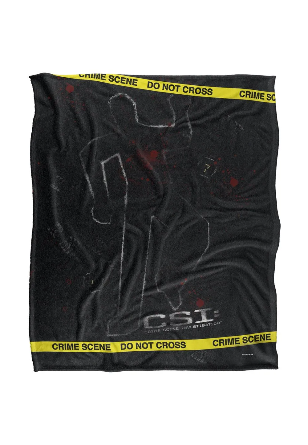 ViacomCBS/Nickelodeon Csi Outline Silky Touch Super Soft Throw Blanket 152 X 127 cm in White