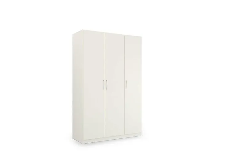 Impulse 136cm 3 Door Décor Hinged Wardrobe - Alpine White