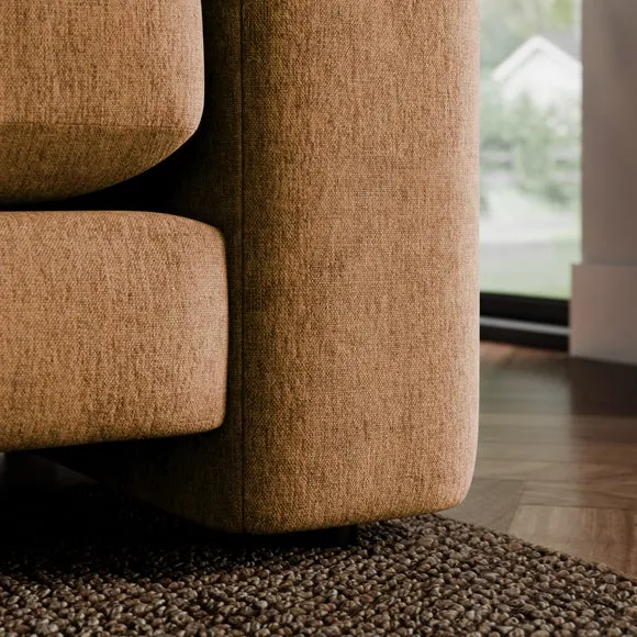 Magnus Vintage Soft Chenille 2 Seater Sofa 4