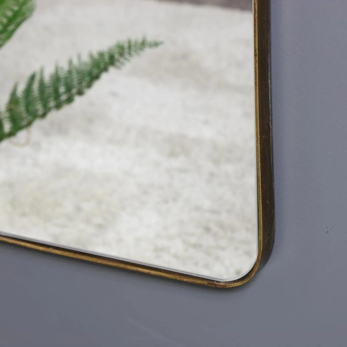 Melody Maison Tall Brushed Gold Wall & Leaner Mirror 47cm X 142cm 3