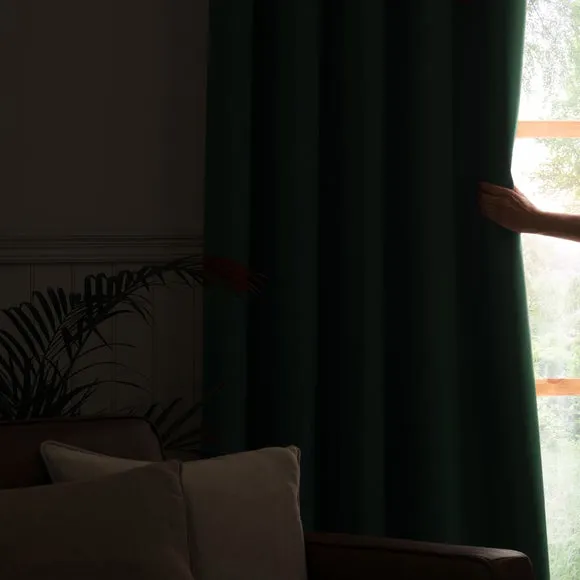Luna Brushed Eyelet Curtains (Blackout Available) 6