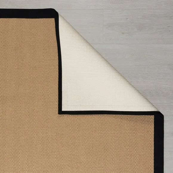 Herringbone Jute Border Rug 5