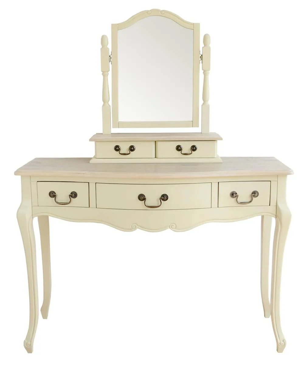 Statement Furniture Juliette Trinket Mirror in Ivory 5
