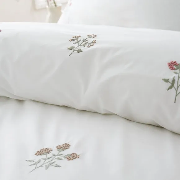 Bianca Fine Linens Adeline Floral 100% Cotton Duvet Cover & Pillowcase Set 3