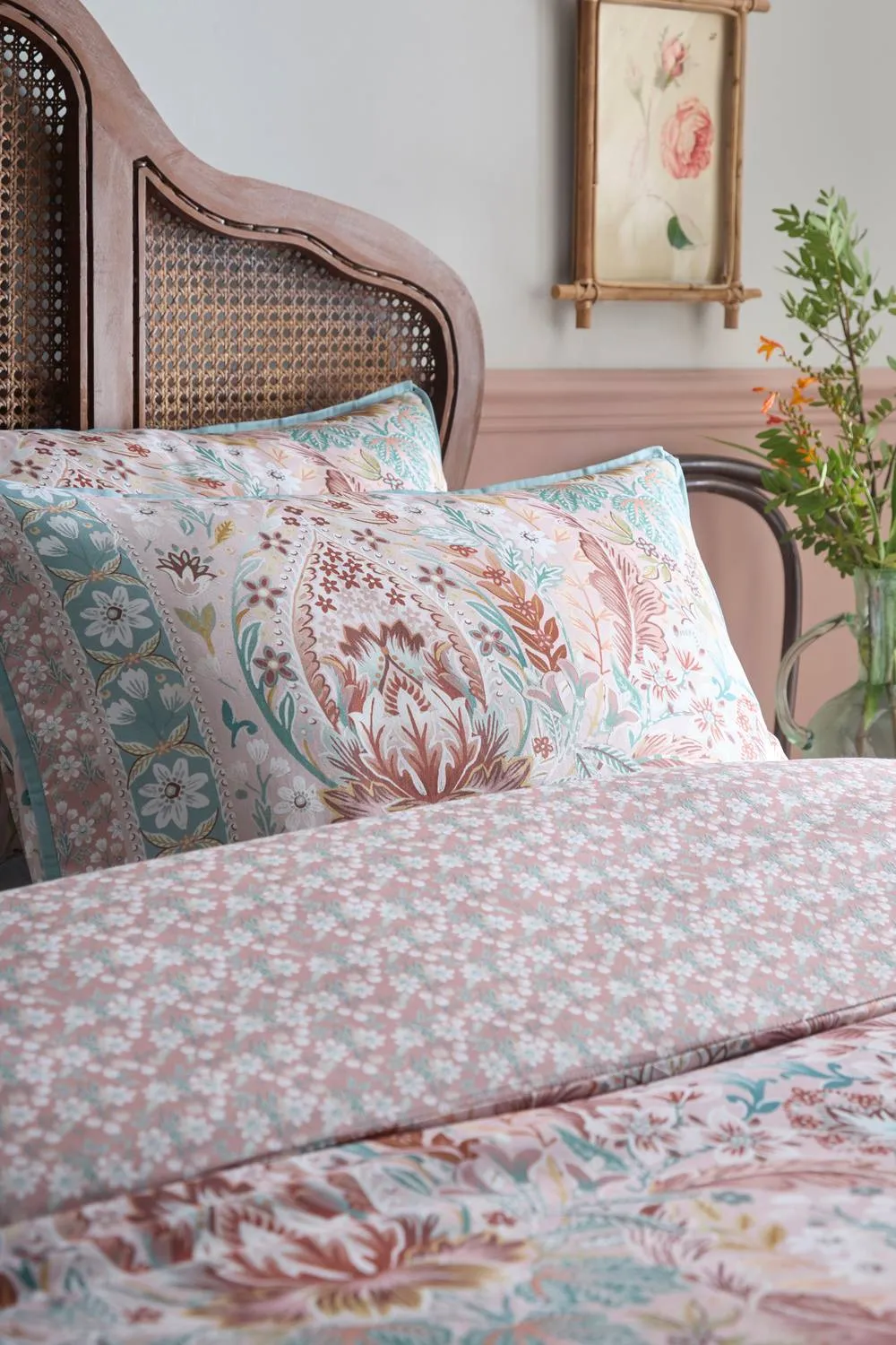 Appletree 'Floral Damask' 100% Cotton Duvet Cover Set 2