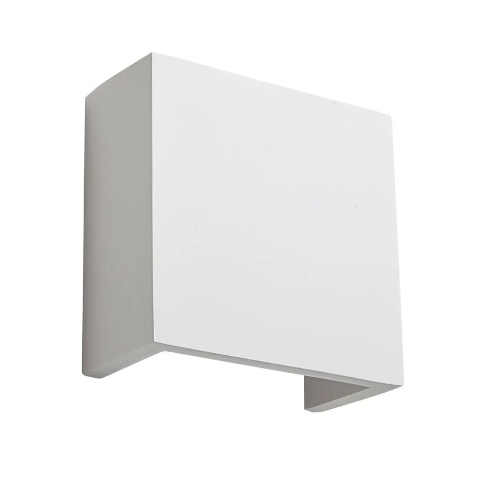 First Choice Lighting Michele - White G9 Plaster Wall Light