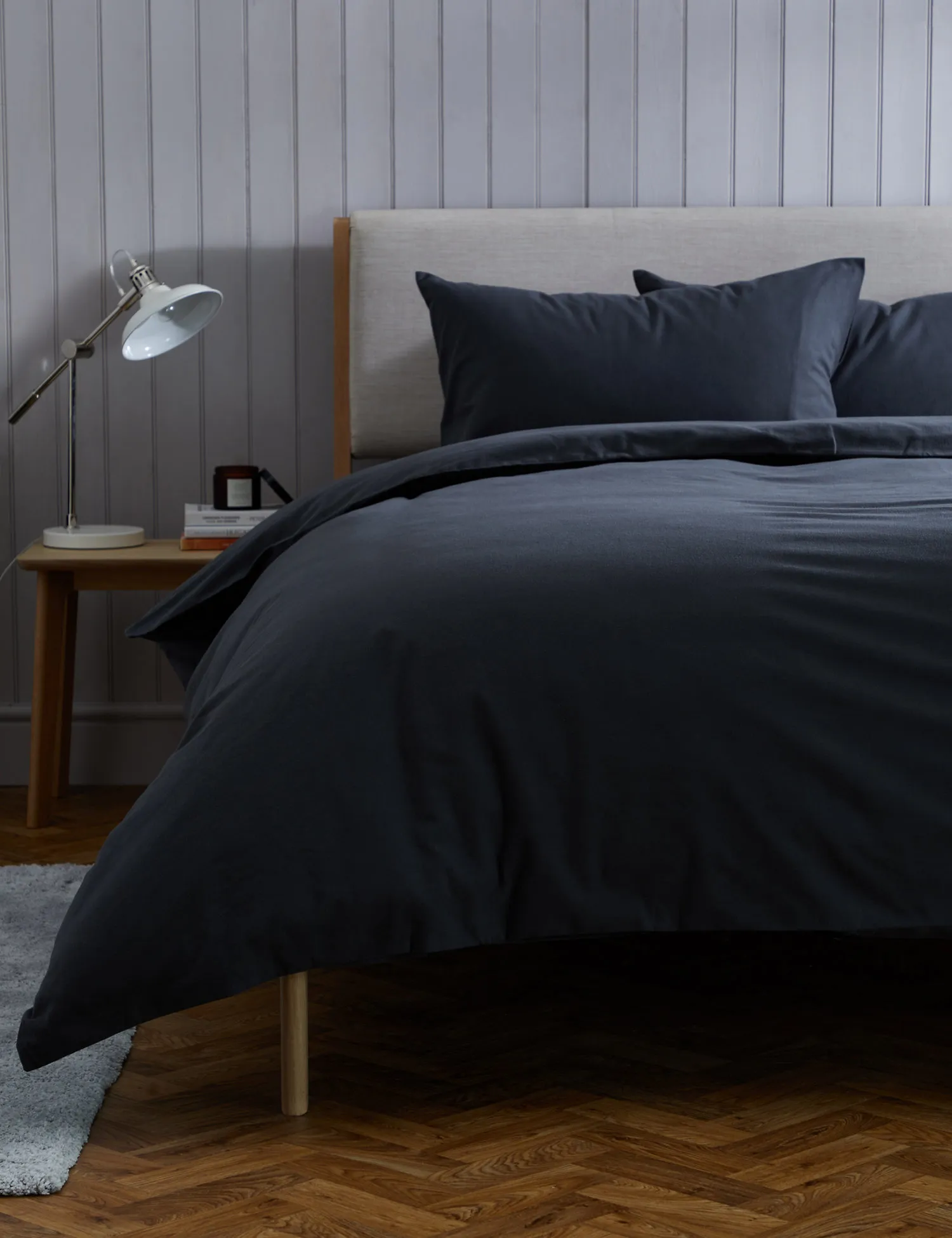 M&S Pure Brushed Cotton Bedding Set