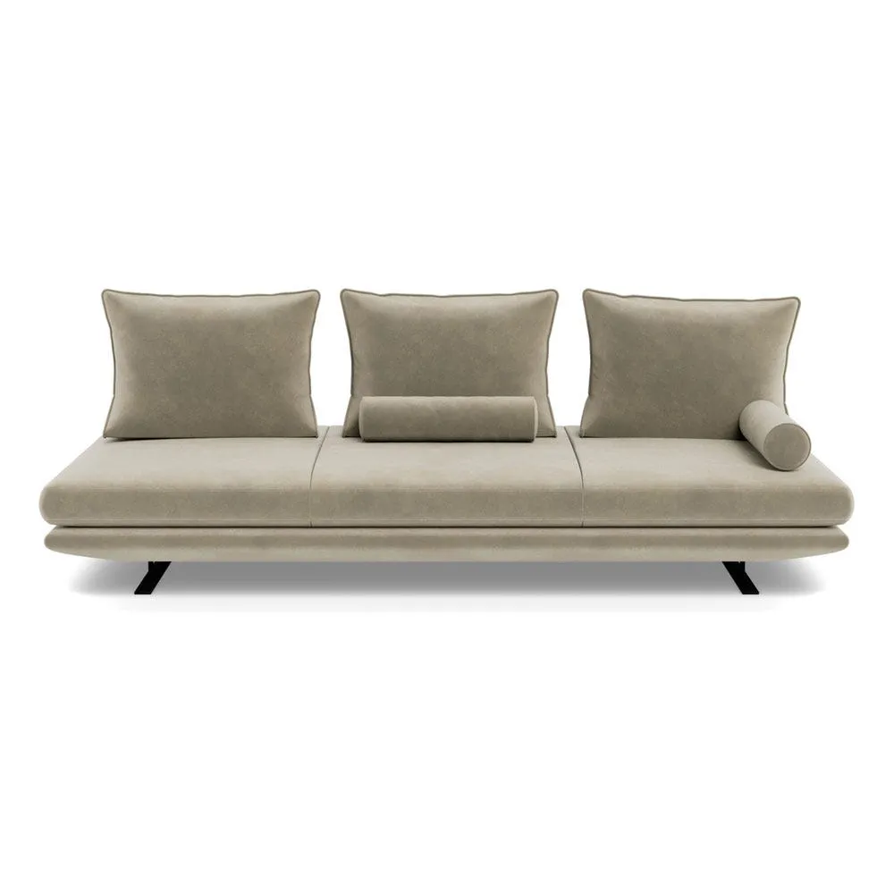 Ligne Roset Prado Large Settee Alcantara Sea Sand