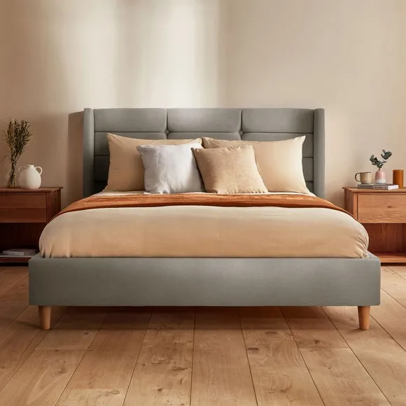 Silentnight Lilith Bed Frame, Velvet