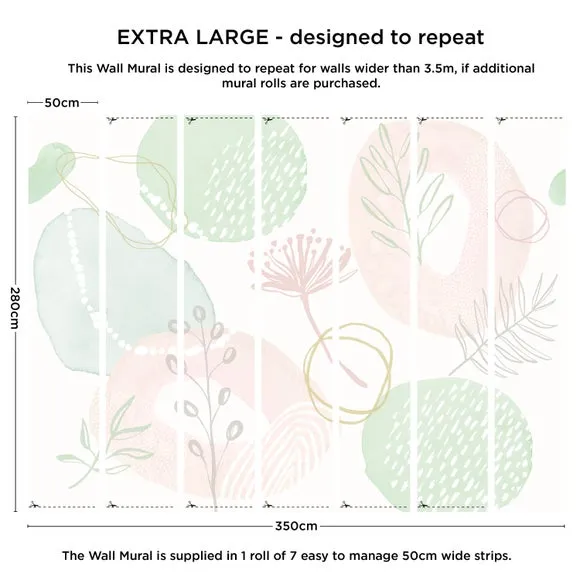 Abstract Pattern Wall Mural 3