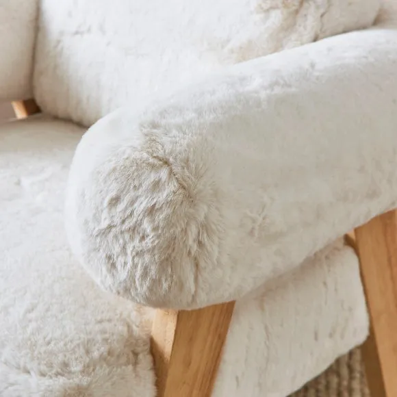 Brynn Supersoft Faux Fur Accent Chair 4