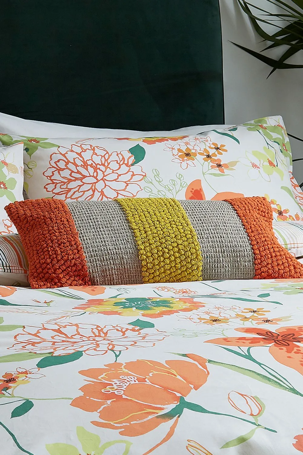 Helena Springfield 'Isla' Woven Cushion in Orange 2