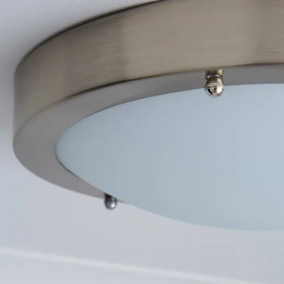 Pluto Bathroom Flush Ceiling Light 3