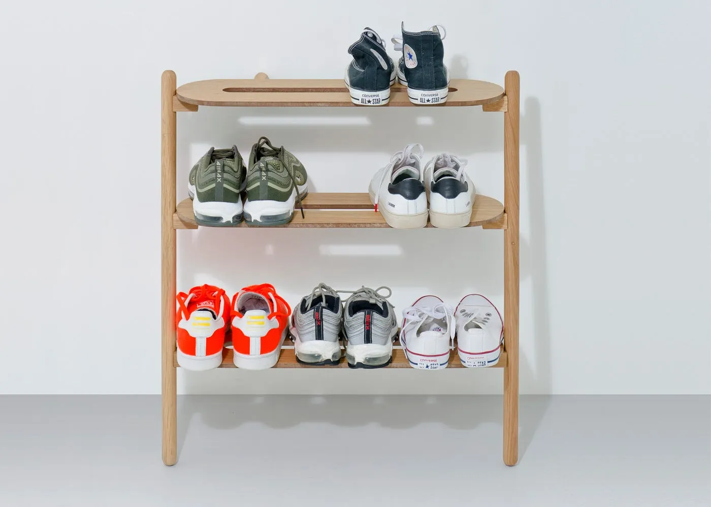 Wireworks Heel Bar Shoe Tidy - Oak 2
