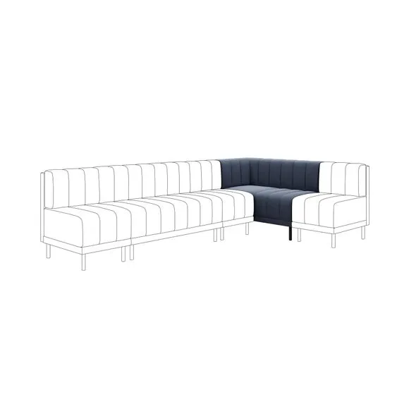 Amali Corner Dining Bench, Boucle 1