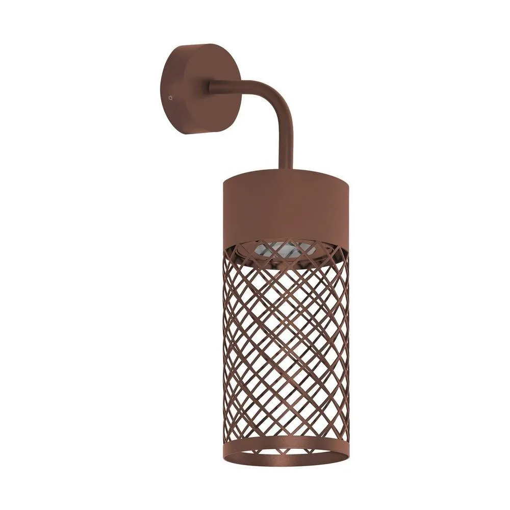 Netlighting Motley Wall Lamp Corten LED 9W 395lm IP65 3000K in Brown