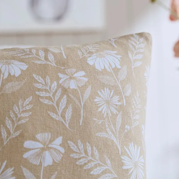 Timeless Floral Cotton Square Cushion Cover 2