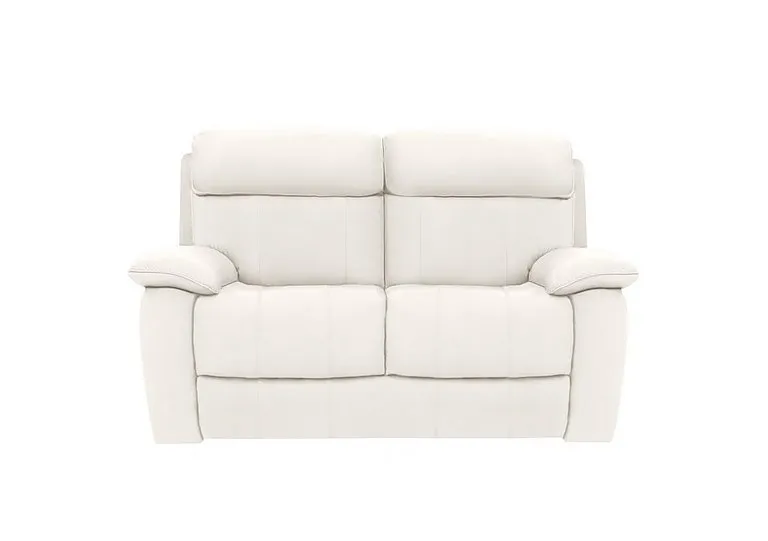Moreno 2 Seater Leather Sofa - BV Star White