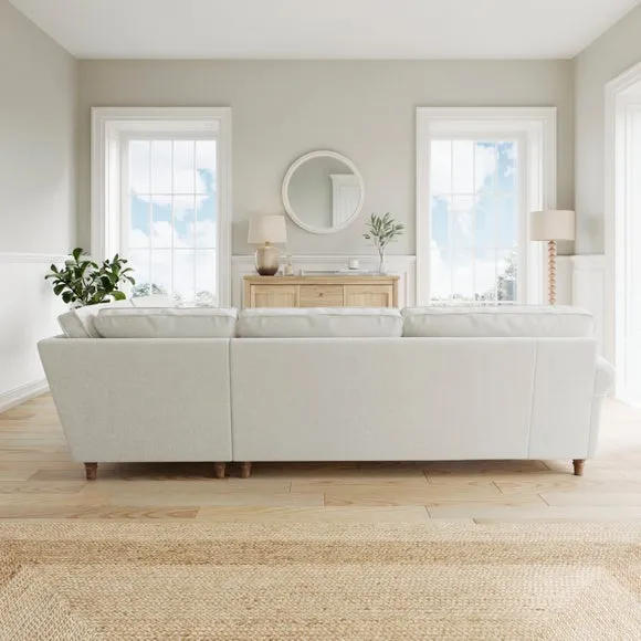 Flori Chenille Soft Texture Corner Sofa 2