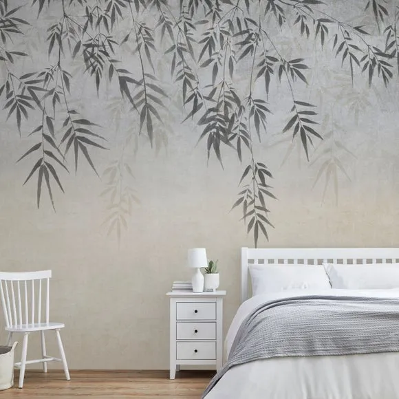 Ombre Leaf Wall Mural 3