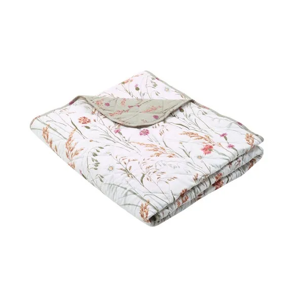 Catherine Lansfield Grasmere Brushed Floral Bedspread 5