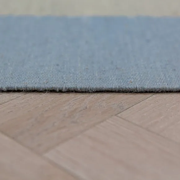 Wool Flatweave Border Rug 4