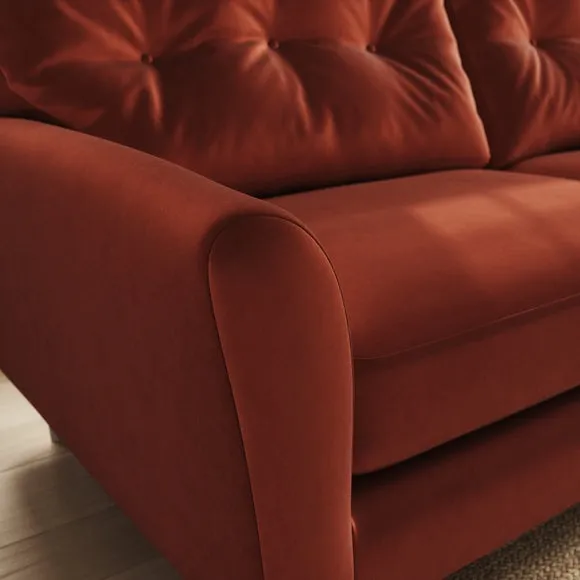 Sven Opulent Velvet 4 Seater Sofa 5