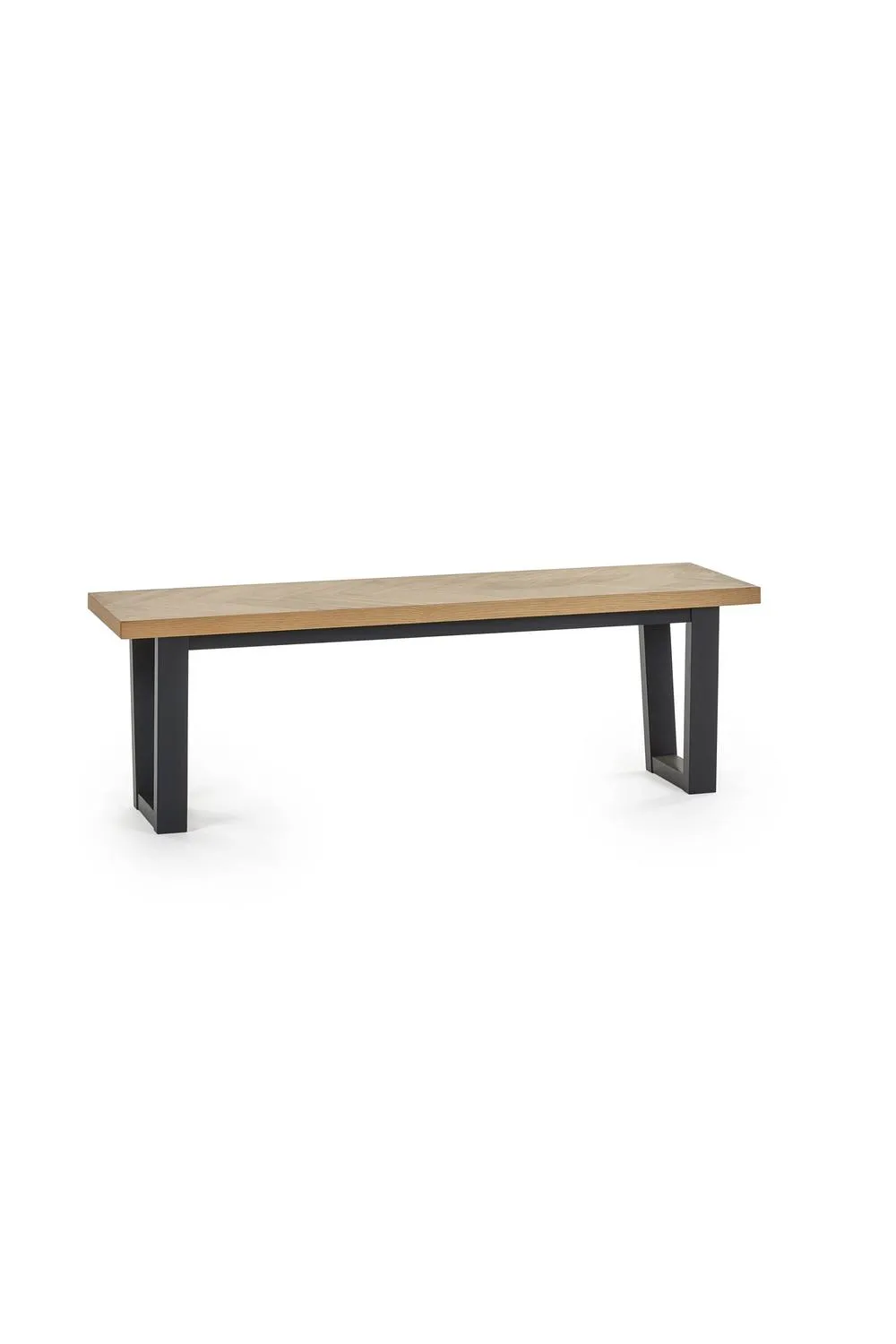 Julian Bowen Hilton 2 Seater Dining Bench in Light Oak 5