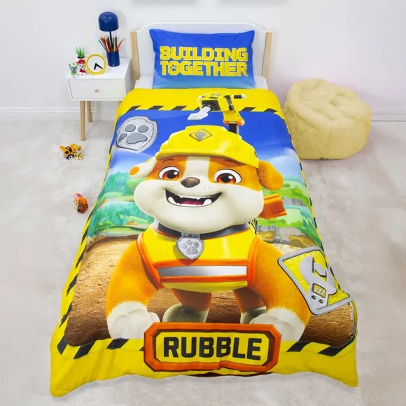 Paw Patrol Rubble'n'Crew Polycotton Duvet Cover & Pillowcase Set 3