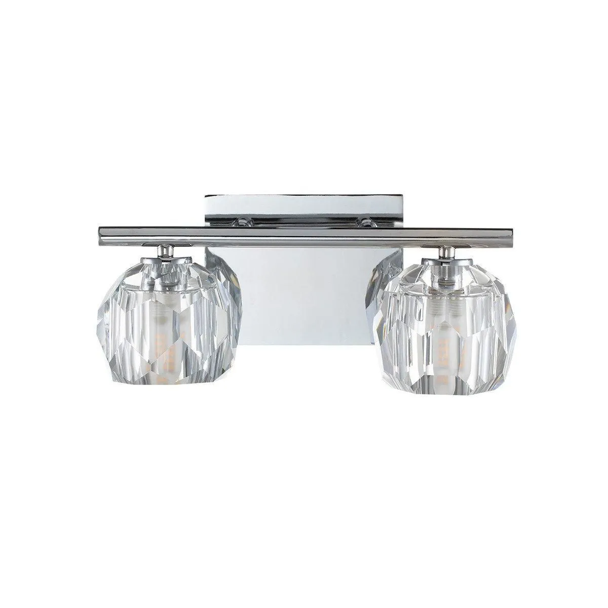 Netlighting Quoizel Regalia Wall Lamp Polished Chrome 3000K IP44 in Grey 5