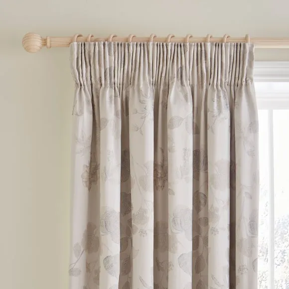 Dorma Banbury Jacquard Polycotton Blackout Pencil Pleat Curtains