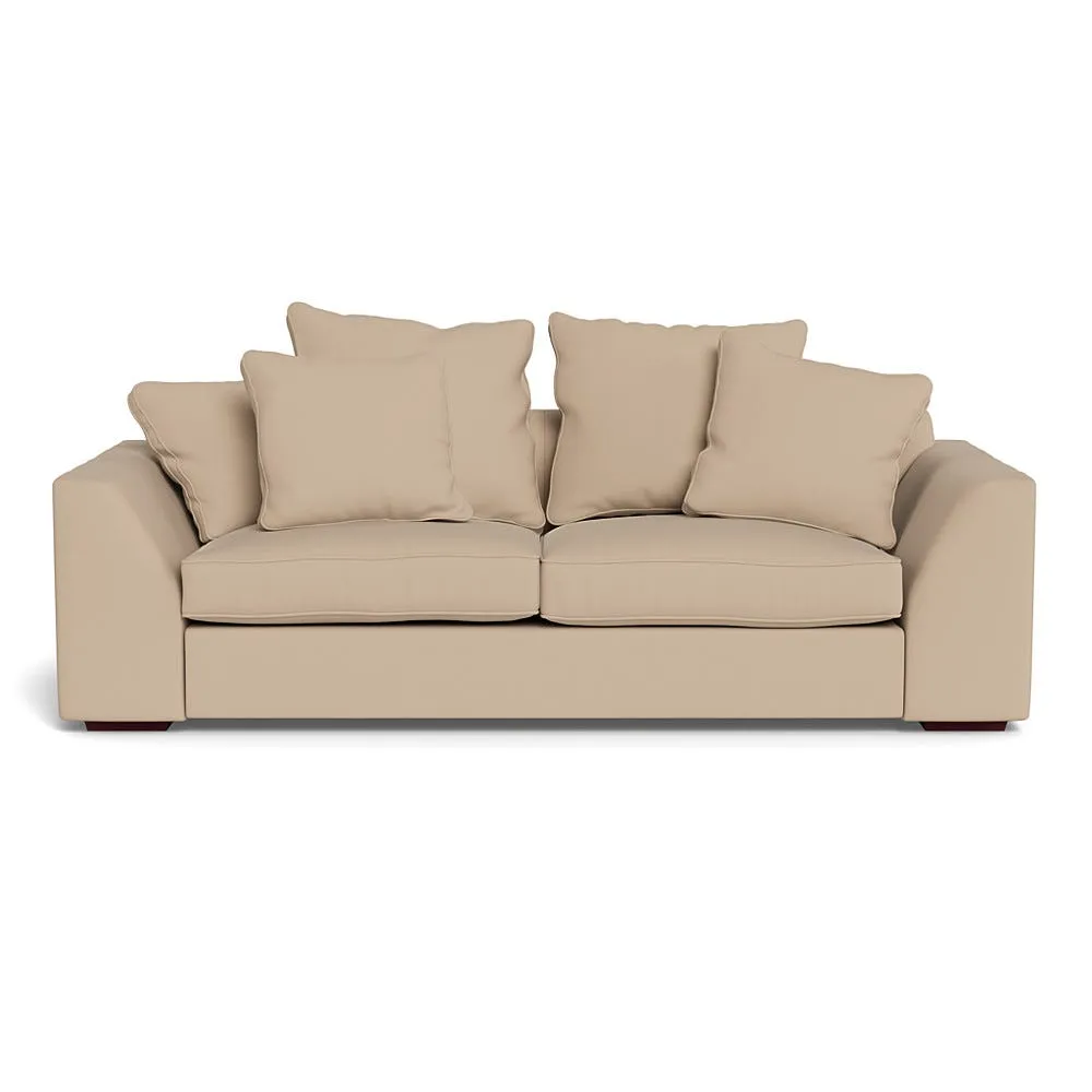 Heal's Cumulus 4 Seater Sofa Capelo Linen-Cotton Bamboo Black Feet 1