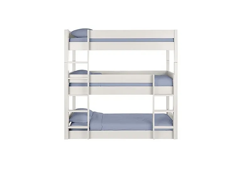 Porter Triple Bunk Bed - Surf White