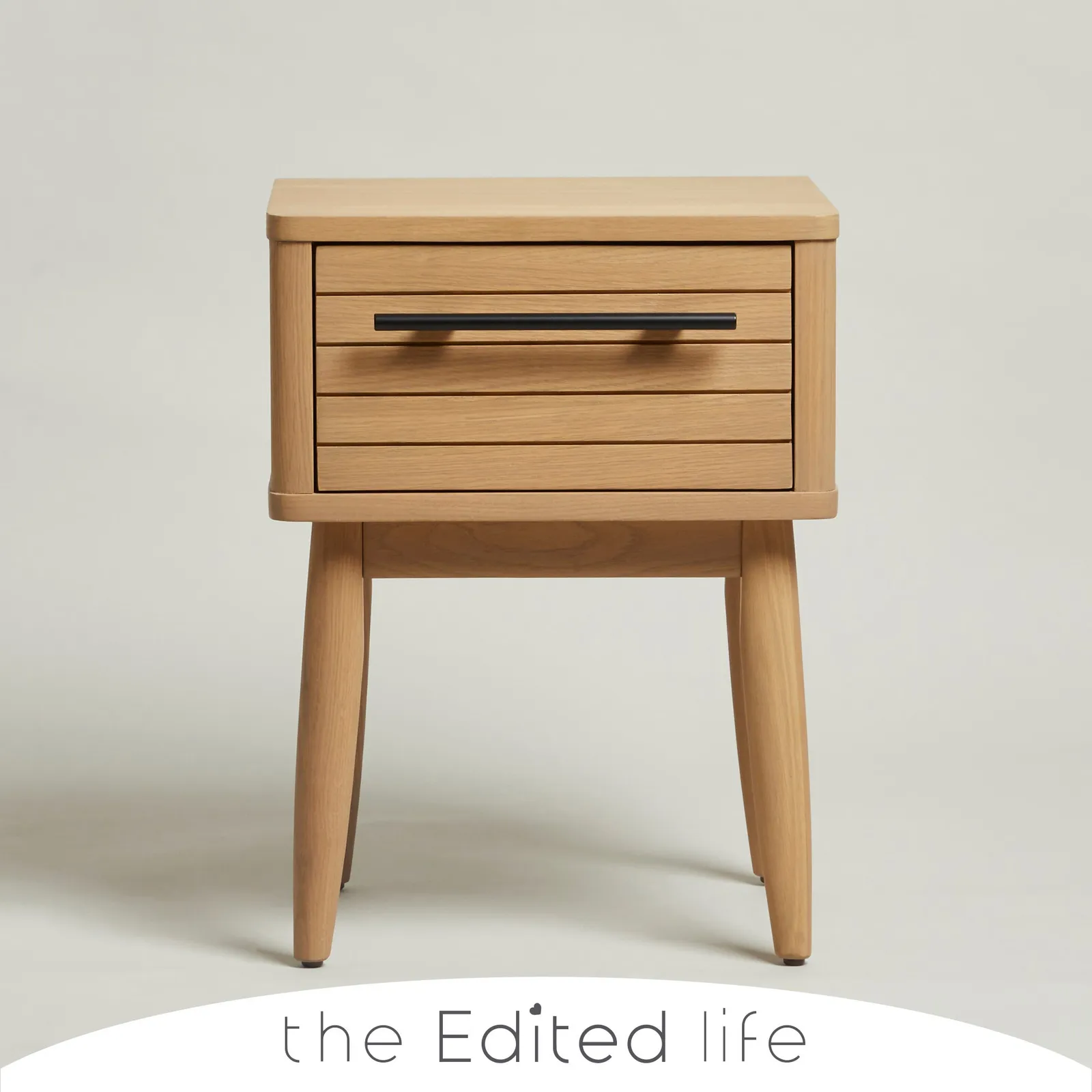 Akina Oak Bedside Table Brown