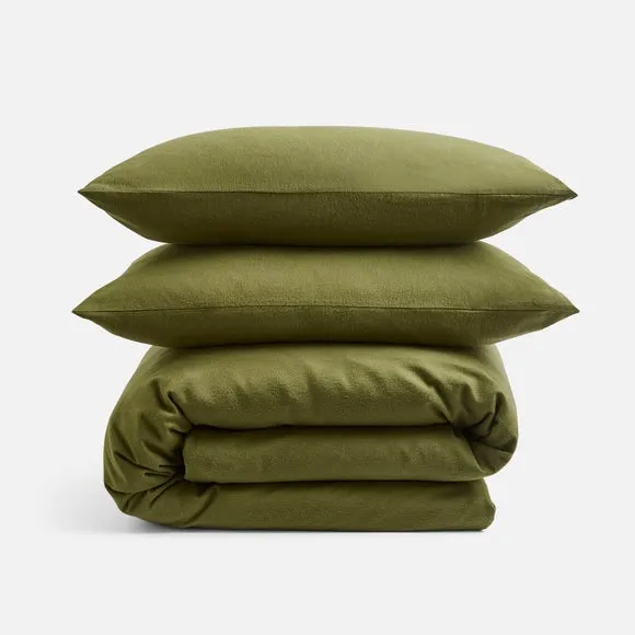 Simply Brushed Cotton Duvet Cover and Pillowcase Set 5