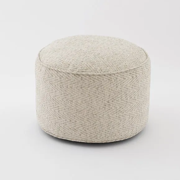 Kenzie Chevron Pouffe 3