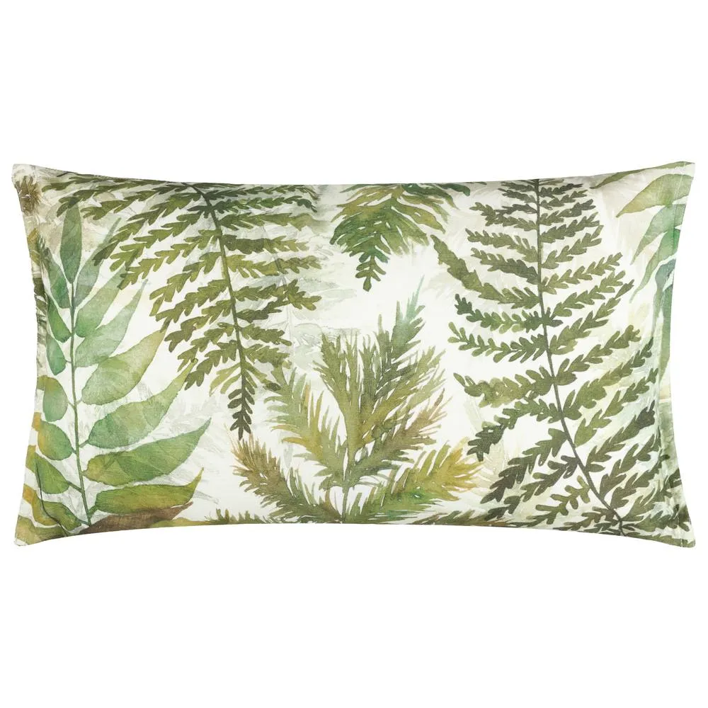 Voyage Maison Elowen Reversible Water-Resistant Outdoor Cushion in Green 2