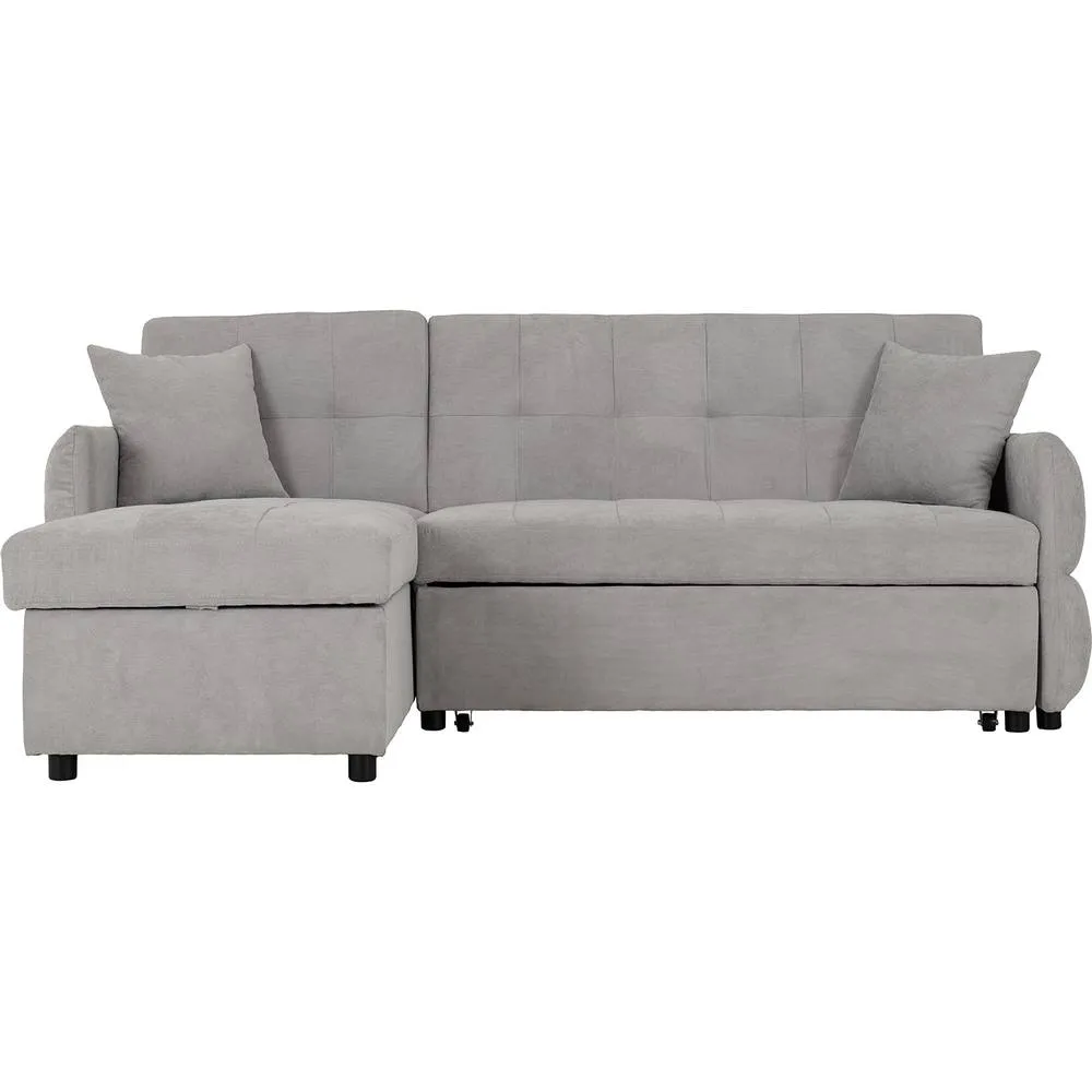 Seconique Chelsea Corner Sofa Bed in Light Grey 3