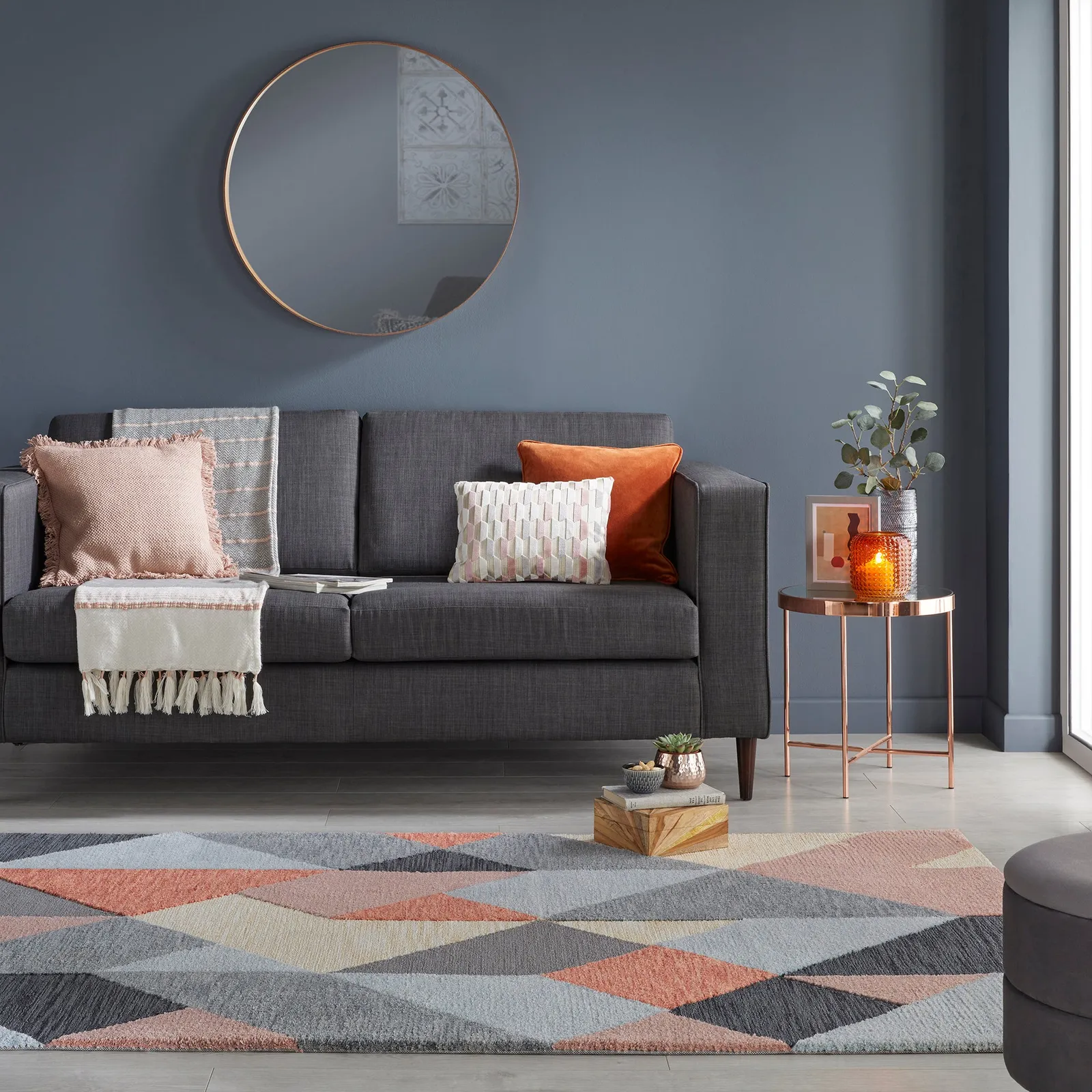 Icon Geometric Rug Icon Geometric Terracotta