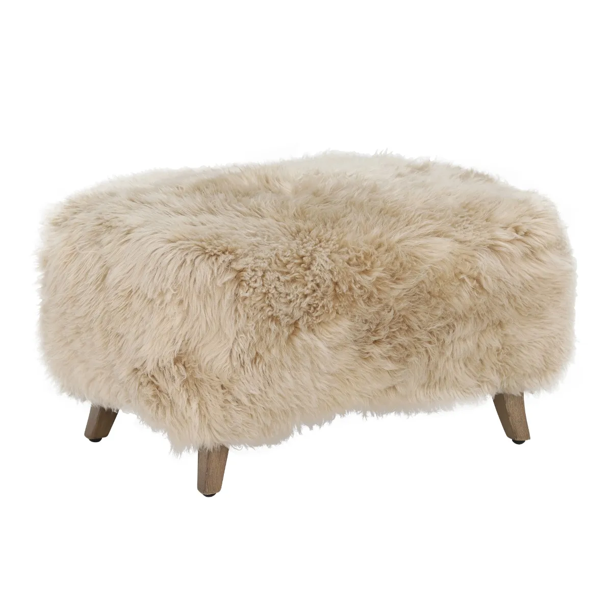 Timothy Oulton Cabana Footstool, Yeti Beige
