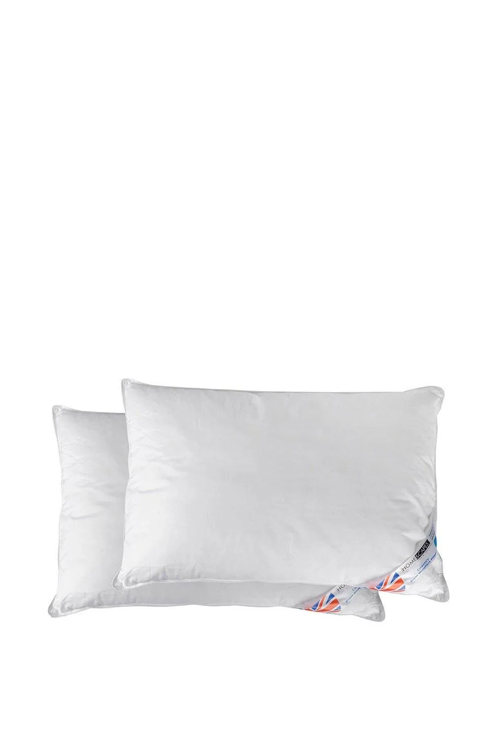 Homescapes Luxury Hotel Quality Super Microfibre Pillow Pair in White